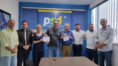 Margareth Buzetti e José Lacerda oficializam filiação ao PSD